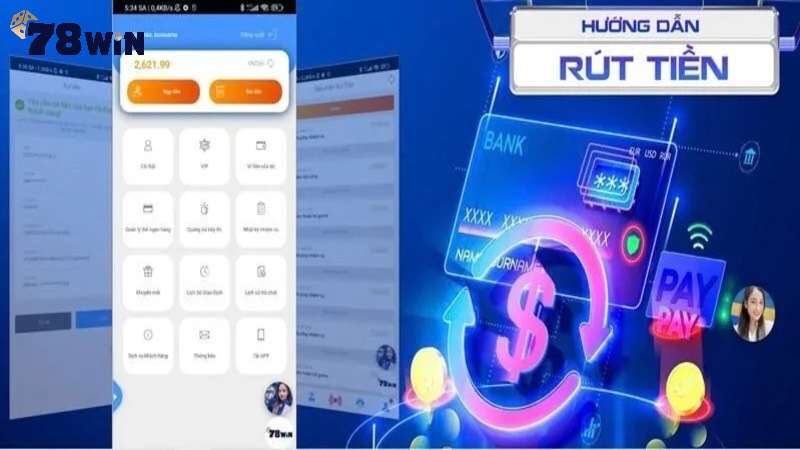 Điều kiện rút tiền tại 78win